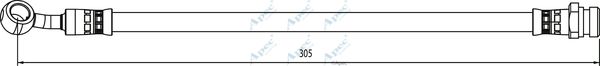 APEC BRAKING Тормозной шланг HOS4133